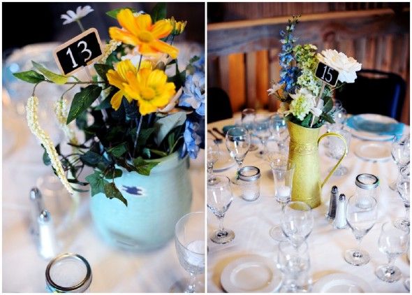 Table Numbers For A Barn Wedding