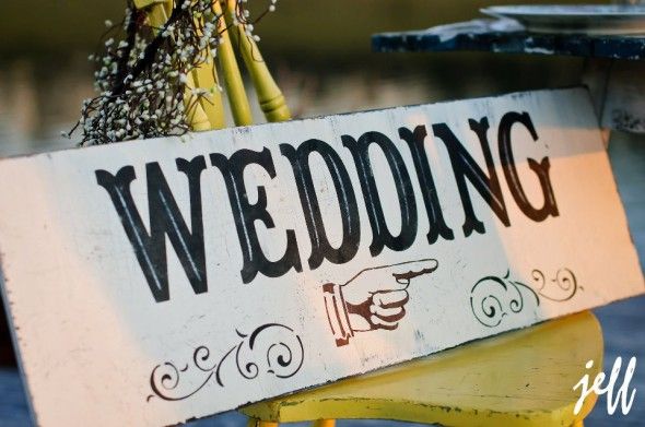 Wedding Directional Sign