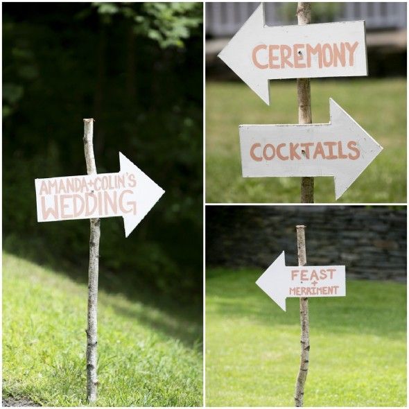 Wood Rustic Wedding Signs