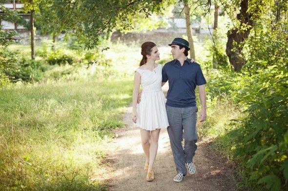Picnic Style Engagement Pictures
