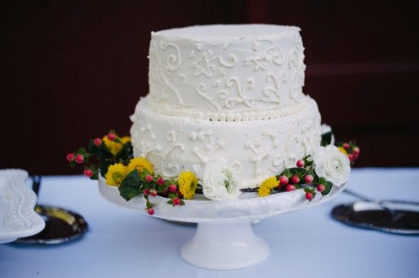 Backyard Wedding Cake