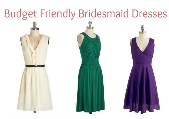 budget friendly bridesmaid dresses