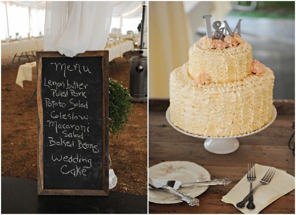 Vintage Rustic wedding Cake