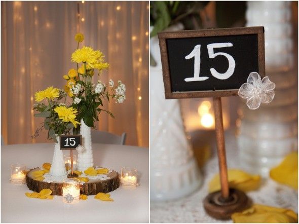 Vintage Wedding Table Numbers