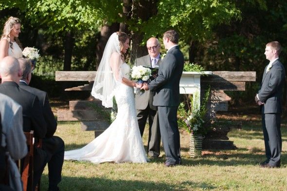 Outdoor Farm Wedding Ceremony