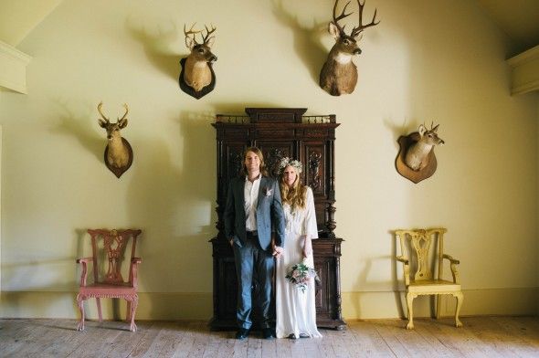 Wedding With Antlers 