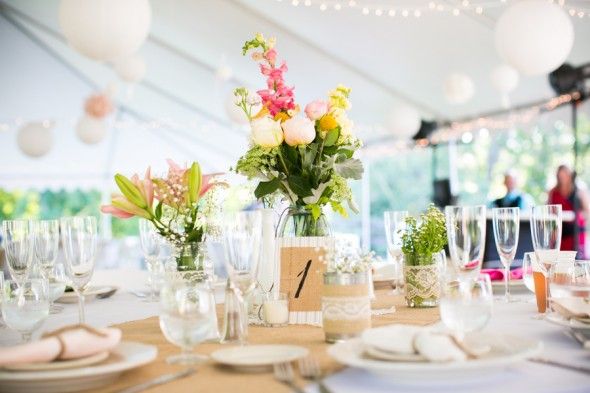 Farm Wedding Tables