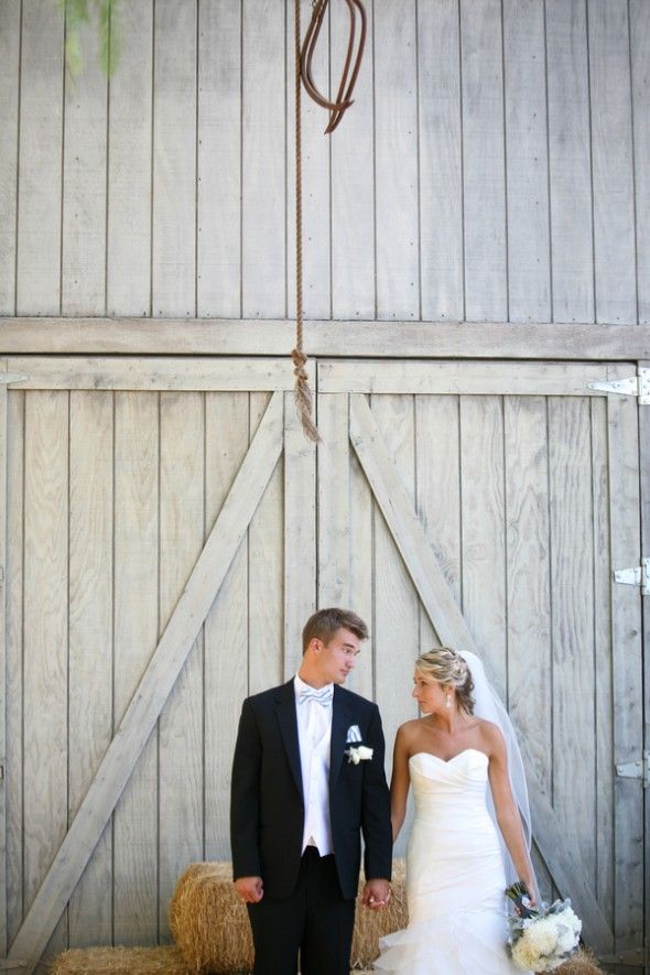 California Barn Wedding Couple