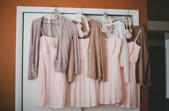 Pale Pink Bridesmaid Dress