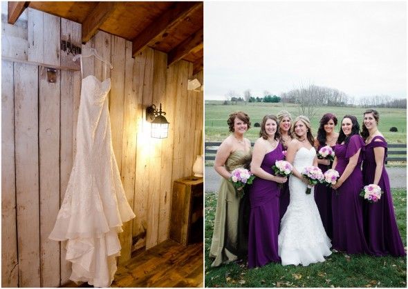 Purple Wedding Bridesmaid Dresses