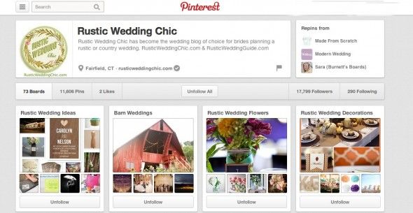 Rustic Wedding Chic Pinterest