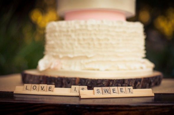 Scrabble Letters Used At Wedding