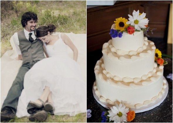 Simple Style Wedding Cake