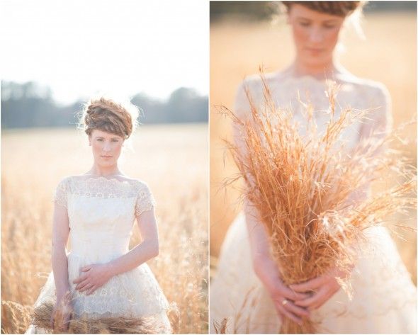 Wheat Bridal Bouquet 