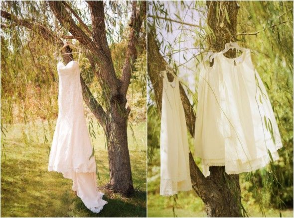 White Farm Wedding Dress