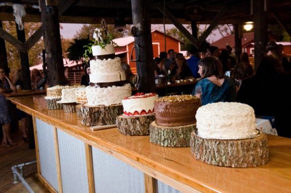 Barn Wedding Sweets Table