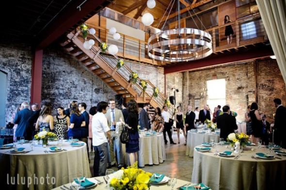 Industrial style wedding location in CA