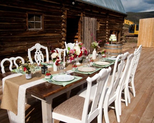 Farm Table At Wedding