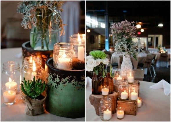 Great Candle Centerpiece For A Wedding
