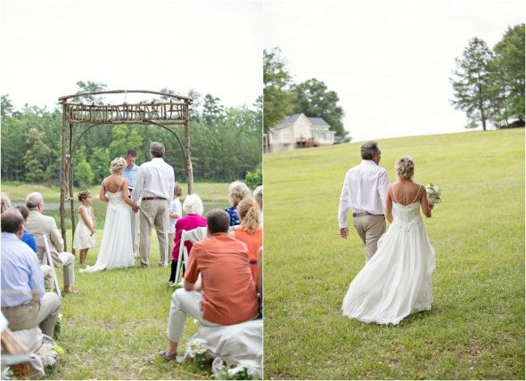 Country Rustic Wedding Ceremony