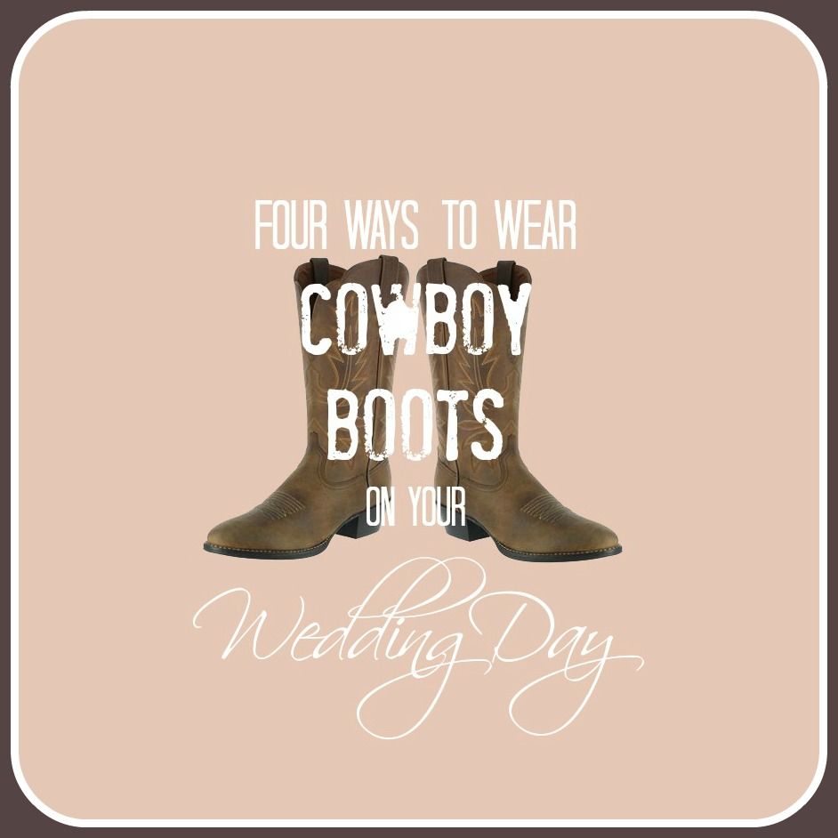 cowgirl boots wedding dress