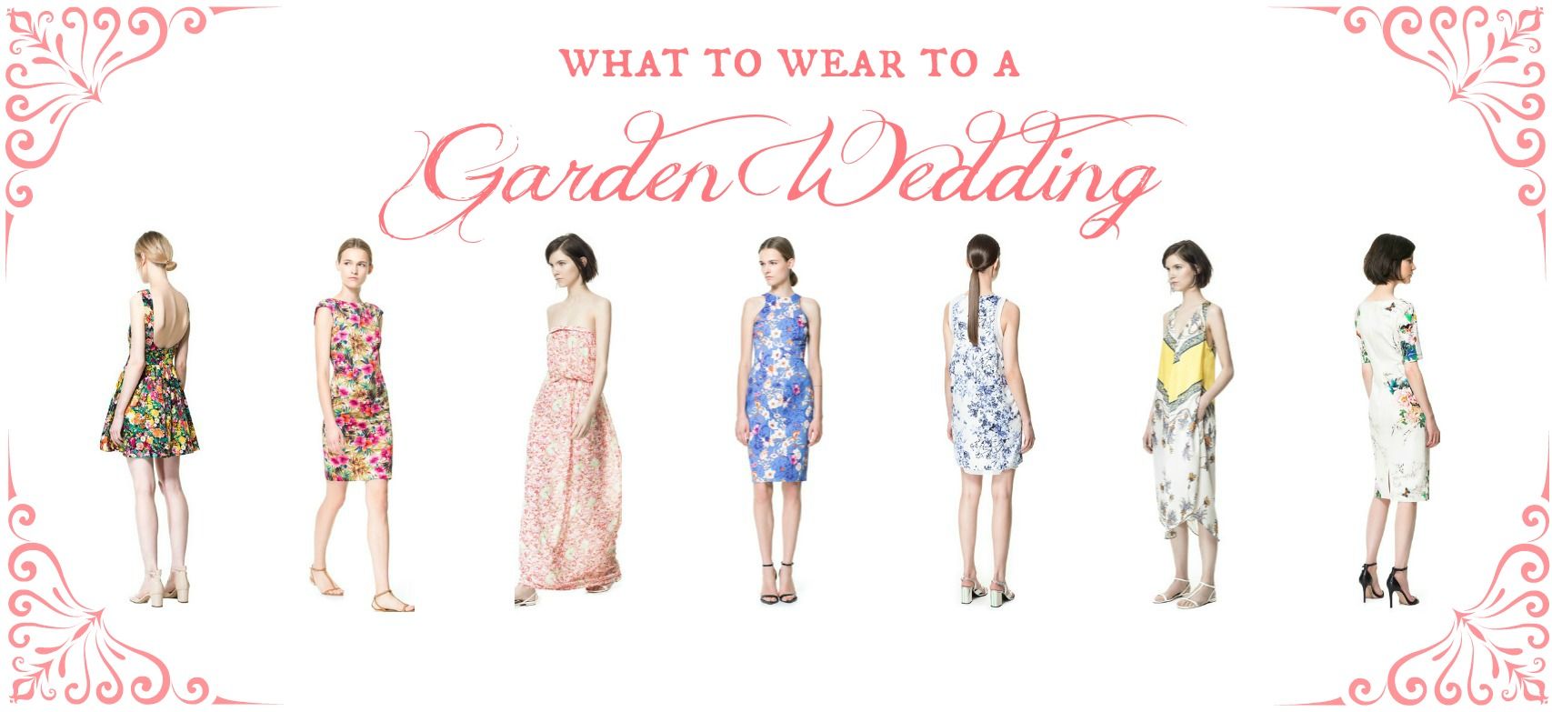 What to Wear to A Garden Wedding | Zara Floral Dress