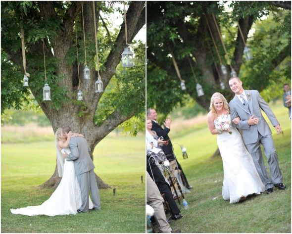 How To Hang Lanterns From Tree At Wedding