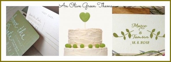 Olive Green Theme Wedding