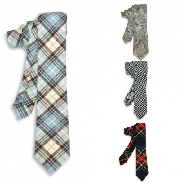 Where to find plaid rustic wedding ties