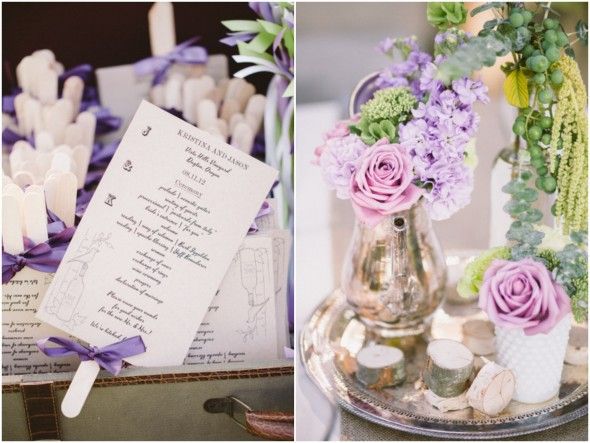 Purple Wedding Program