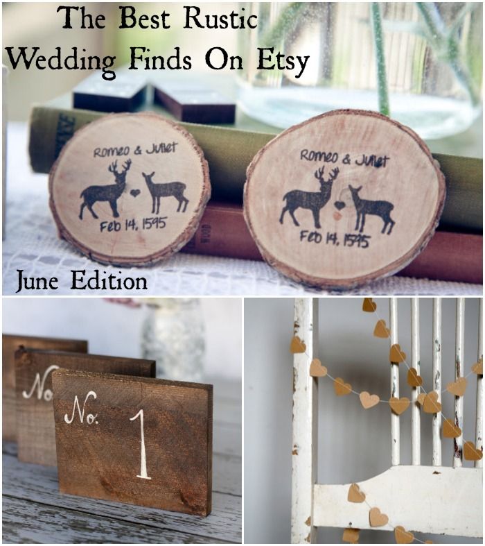 The Best Rustic Wedding Finds On Etsy