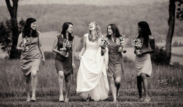 Bridesmaids + Wildflowers