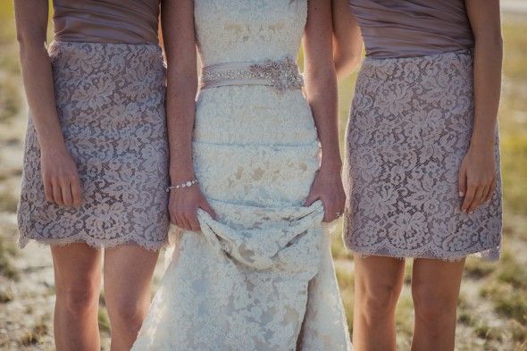 Lace Skirt Bridesmaid Dress