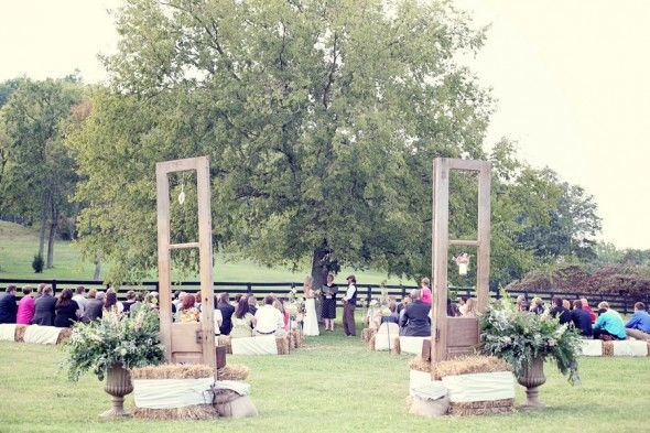Outdoor Wedding Country Ceremony