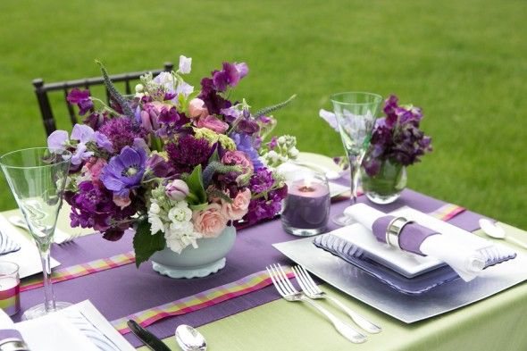 Purple Wedding Flowers