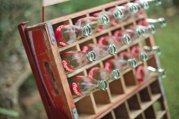 Coke Bottles Used At Wedding