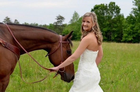 Bride With Horse