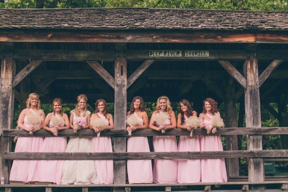Pink Country Bridesmaid Dresses