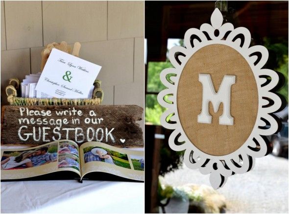 Country Style Wedding Guestbook