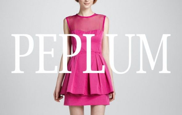 Peplum Dresses for Country Wedding Guests