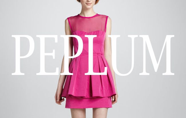 Peplum Dresses for Country Wedding Guests