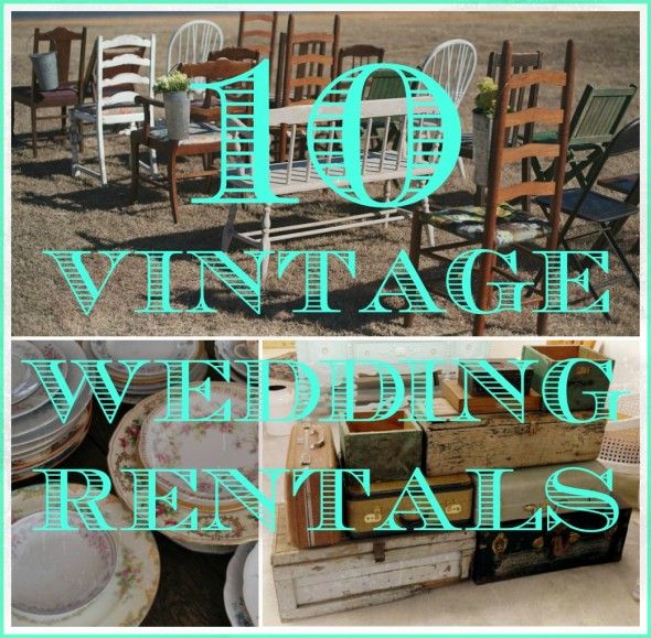 10 Vintage Items You Can Rent For Your Wedding