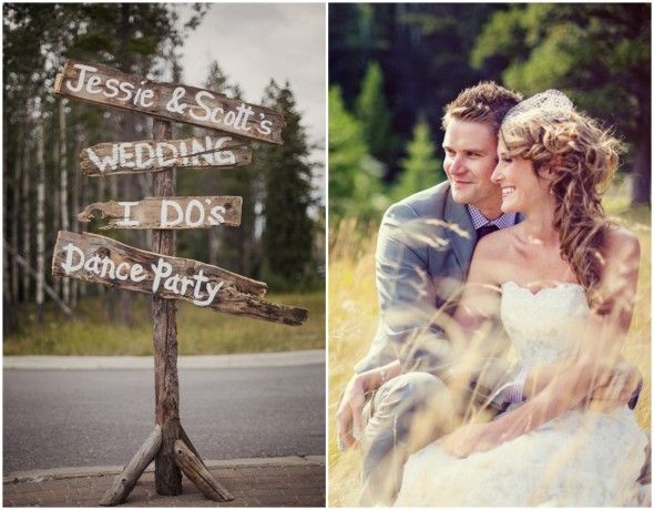 Wedding Sign made from wood