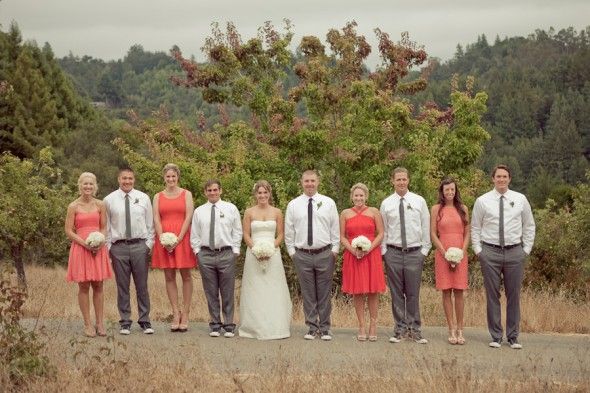Country Chic Wedding Party