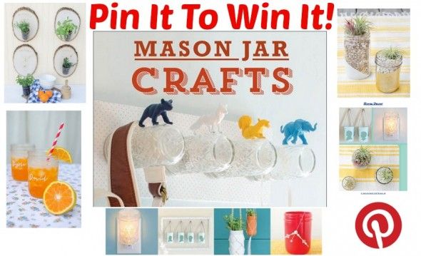 How To Win A Copy Of the book, Mason Jar Crafts