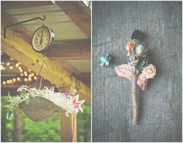 Vintage Country Wedding Flowers