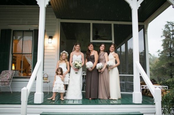 Mismatched Bridesmaid Country Dresses