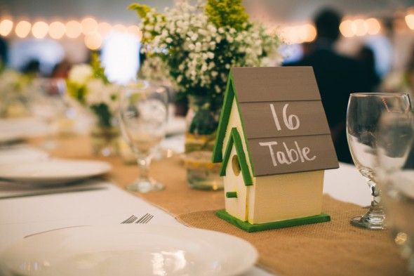 Birdhouse Table Numbers