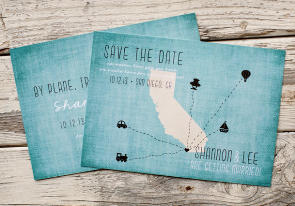 Rustic Wedding Save The Date