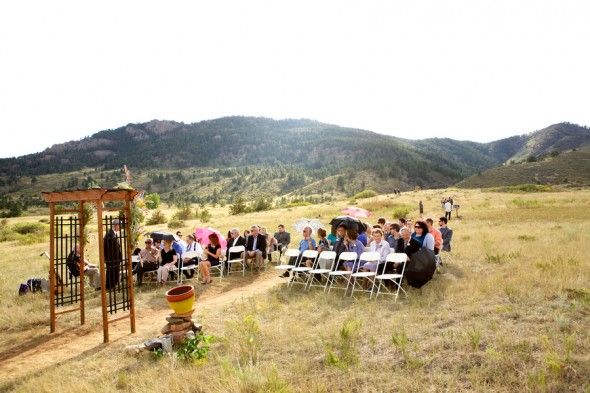 outdoor Rustic Wedding Ceremony